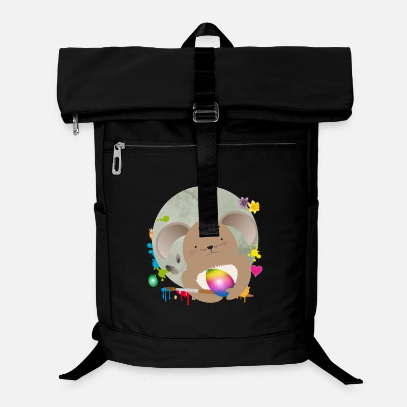 Painting cute Easter at Easter eggs Laptop Backpack