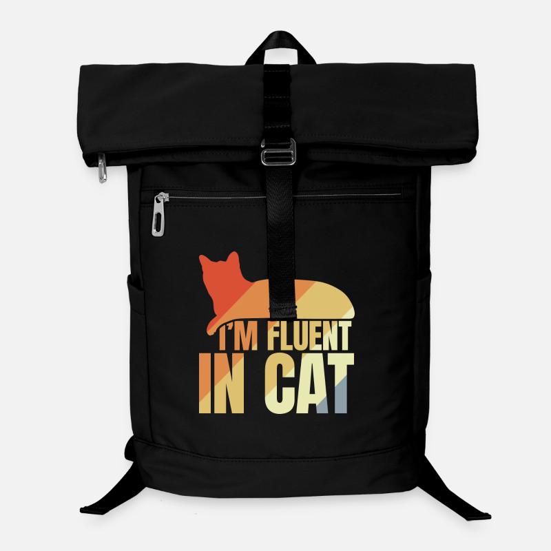 Je parle couramment le chat Sac à dos ordinateur