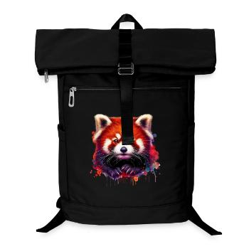 Red panda - Laptop Backpack - black - Front