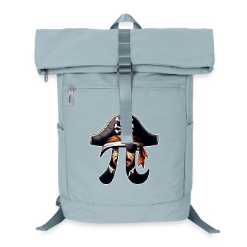 Pirate Pi Day Pirate Motif Fans de mathématiques Enseignant - Sac à dos ordinateur - bleu glacier - Devant
