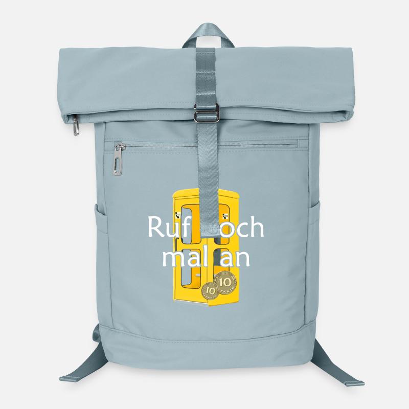 Cabine téléphonique jaune vintage, appelez-nous Sac à dos ordinateur