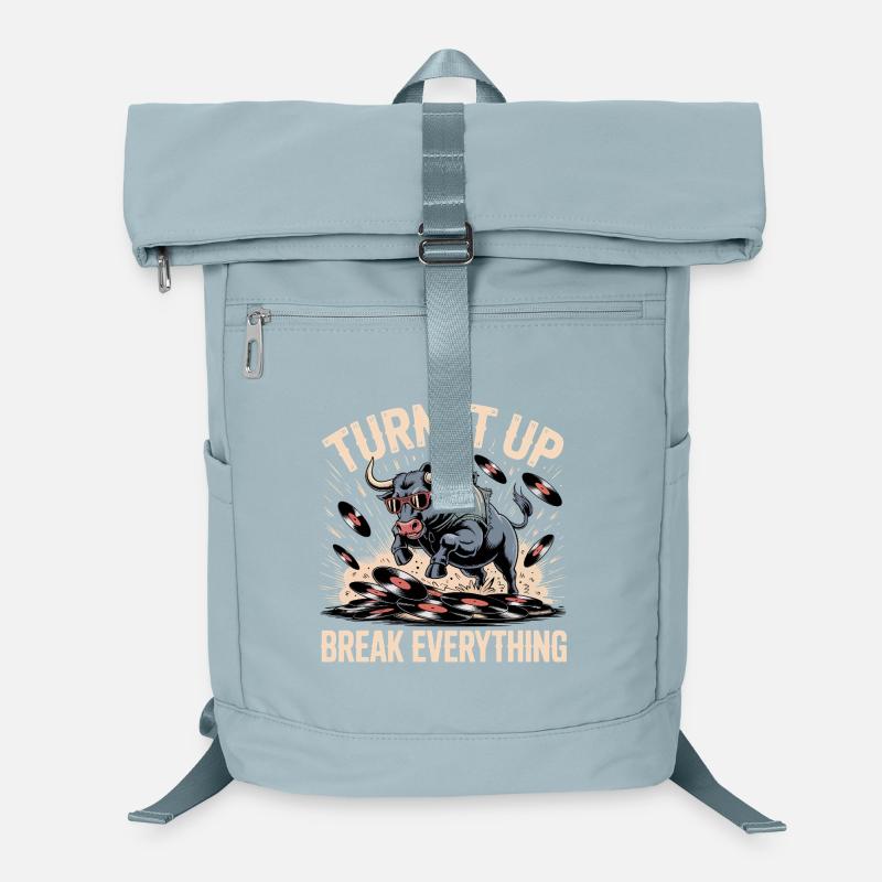 Monte le son, Vinyl Bull Sac à dos ordinateur