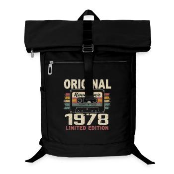 Novembre 1978 Cadeau Novembre 1978 - Sac à dos ordinateur - noir - Devant