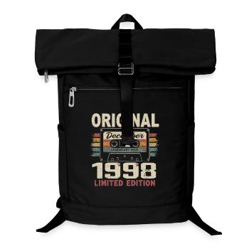 December 1998 Birthday Gift - Laptop Backpack - black - Front