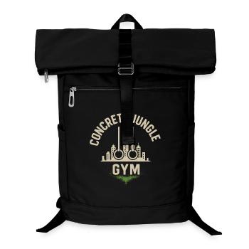 Gymnase de jungle en béton - Sac à dos ordinateur - noir - Devant