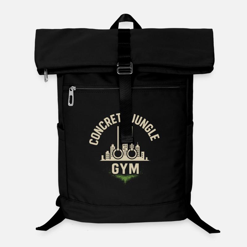 Gymnase de jungle en béton Sac à dos ordinateur
