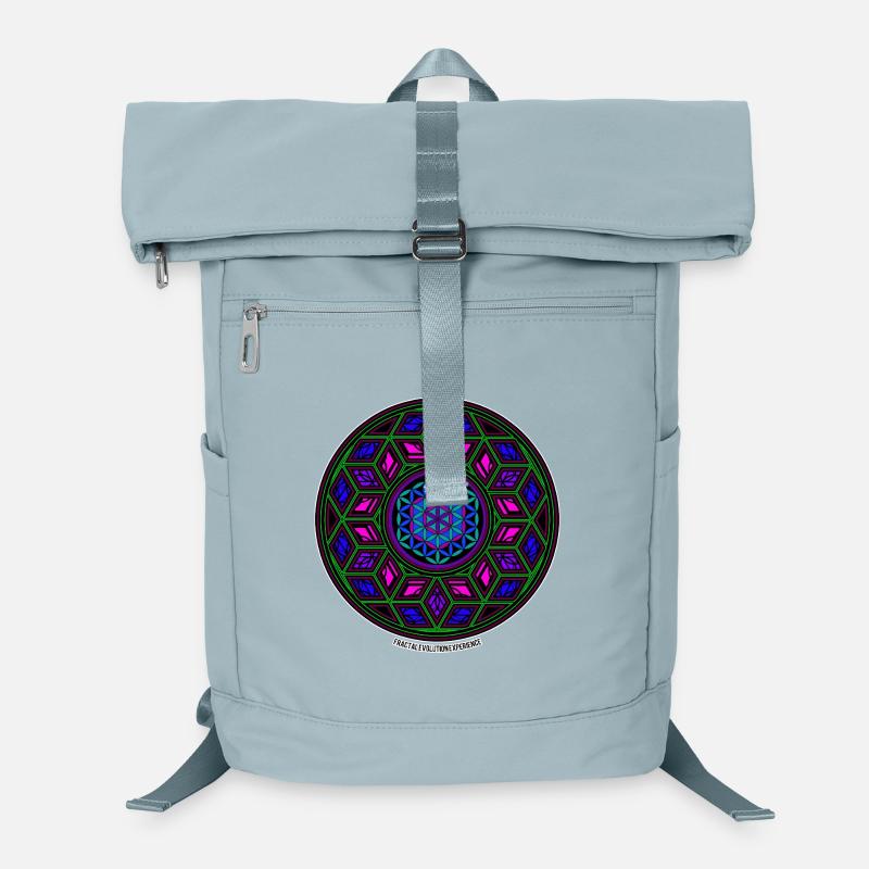 Fractal Evolution Experience Kaleidoscope Mandala Laptop Backpack
