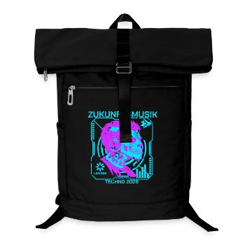 Cool DJ Skull | Techno Musik Kopfhörer Kids Street - Laptop-Rucksack  - Schwarz - Vorne