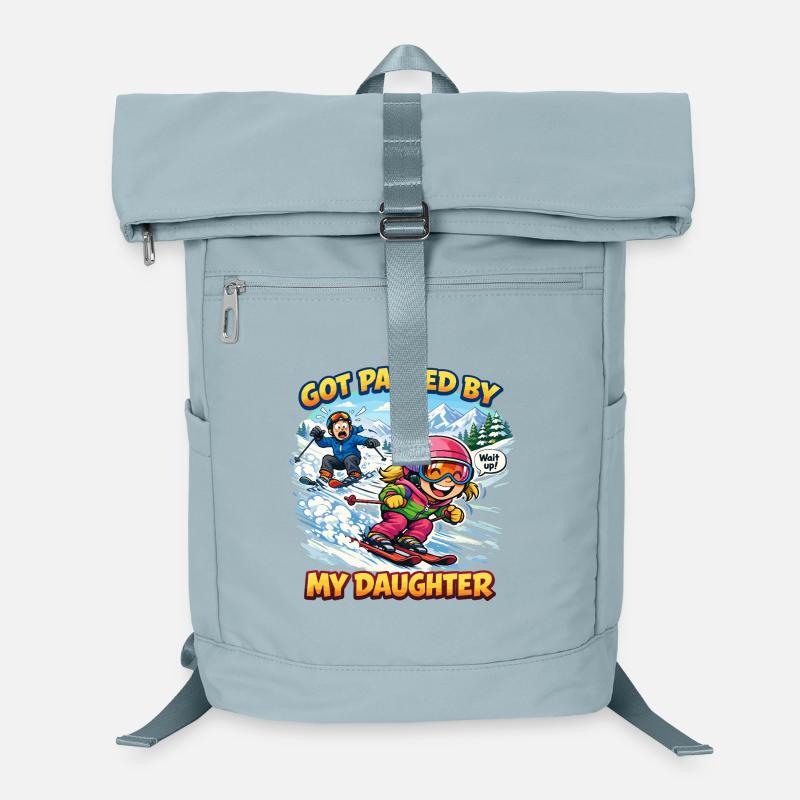Fun Skiing Family Ski Trip Got Passed Laptop Backpack
