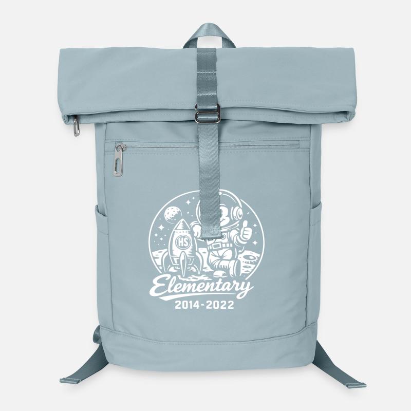 Astronaut and rocket in the cosmos Laptop Backpack