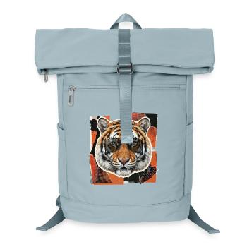 Tiger Sunglasses Risography - Laptop Backpack - ice blue - Front