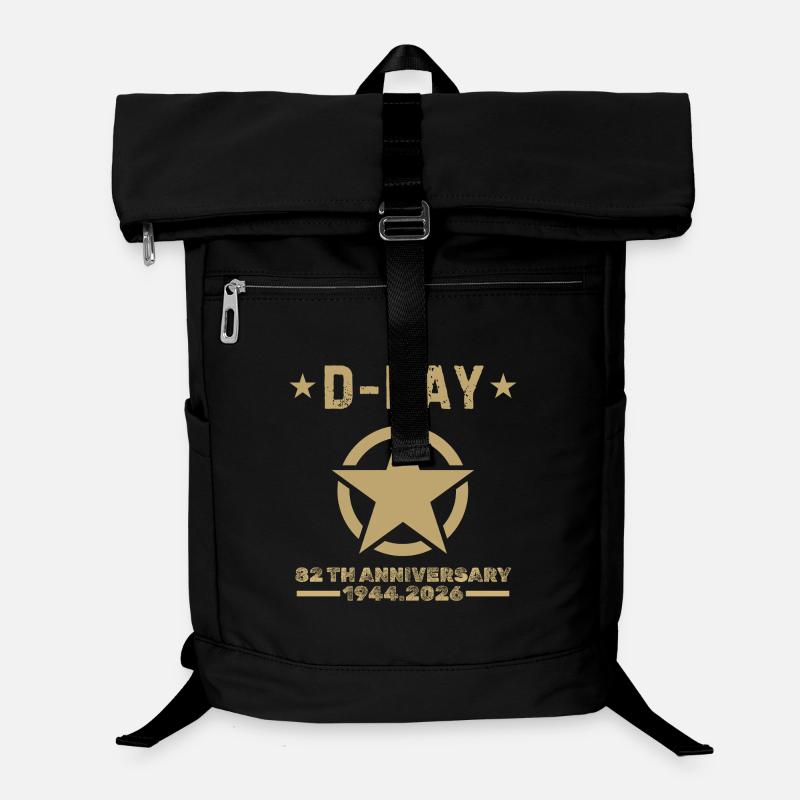 D-Day 82e Anniversaire 1944 2026 Mémoire Sac à dos ordinateur
