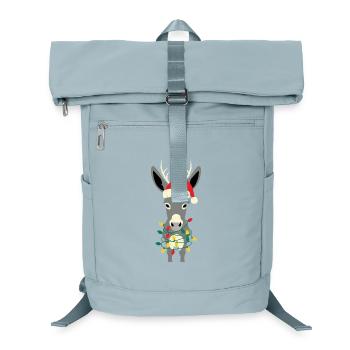 Donkey Elf Christmas Funny Gift - Laptop Backpack - ice blue - Front