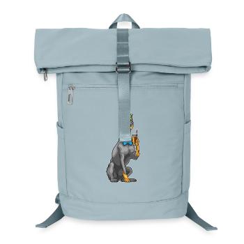 Dobermann Geburtstag Partyhut - Laptop-Rucksack  - Eisblau - Vorne