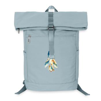 Kimono . 1 . AI generated - Laptop Backpack - ice blue - Front