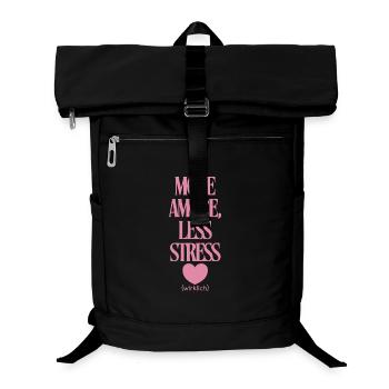 Mehr Liebe Weniger Stress  - Laptop-Rucksack  - Schwarz - Vorne