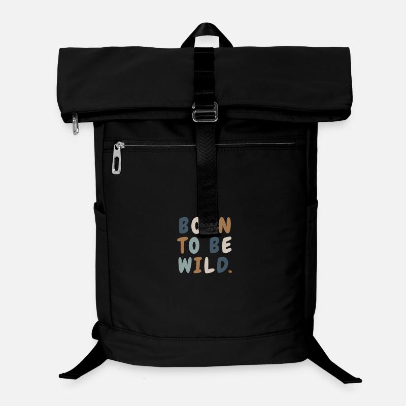 Sweat minimaliste mignon Born Wild Boho Sac à dos ordinateur