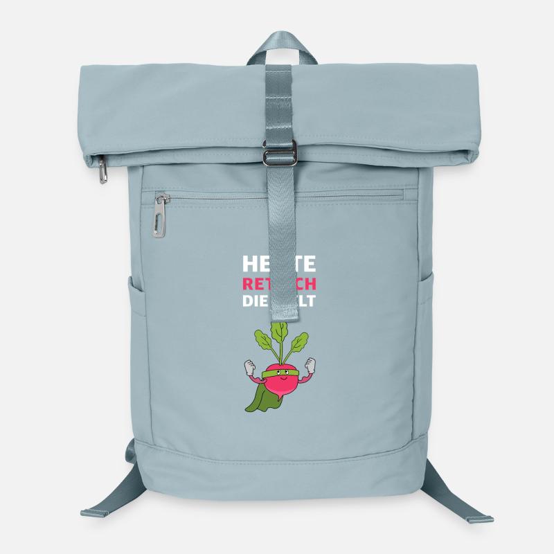 Rettich-Superheld gegen Chaos Laptop-Rucksack 