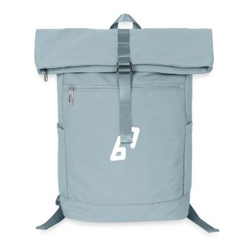 Logo 67 Typographie Blanc - Sac à dos ordinateur - bleu glacier - Devant