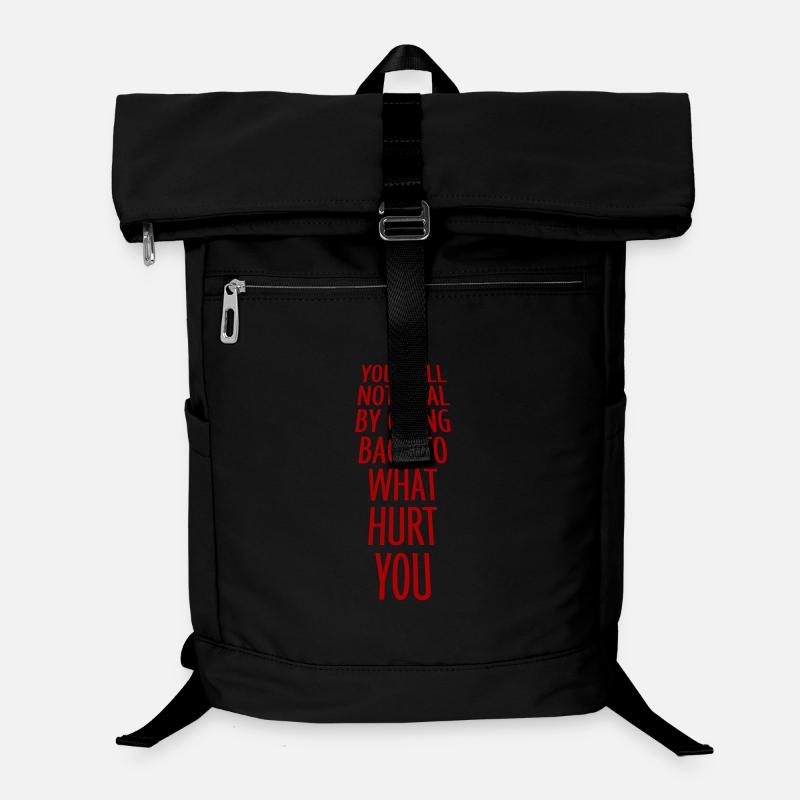 You Will Not Heal Healing Pain Let Go New Beginning Laptop Backpack