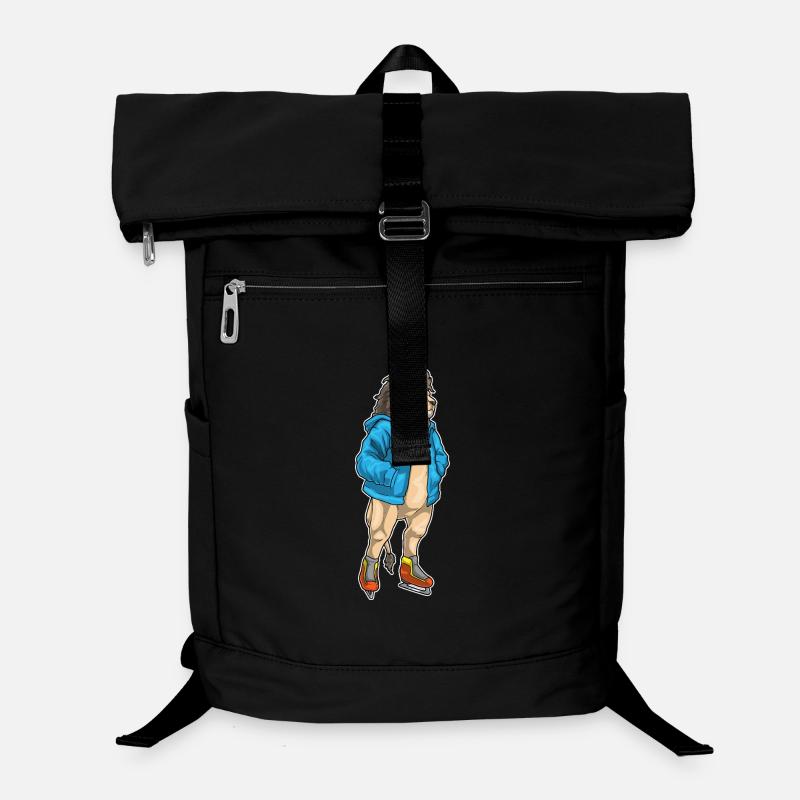 Löwe Eislaufen Schlittschuhe Wintersport - Laptop Backpack - black