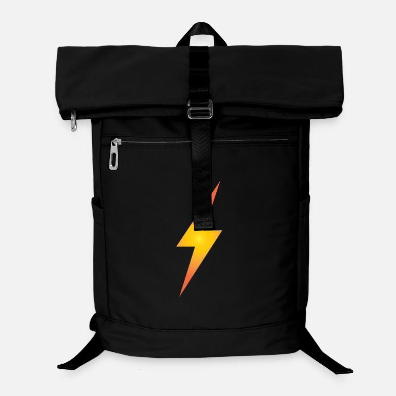 Yellow gradient lightning bolt Laptop Backpack
