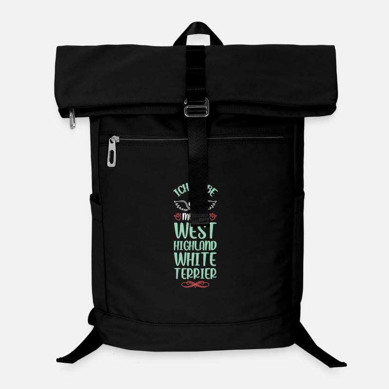 Ich liebe Westie Engelherz Laptop-Rucksack 