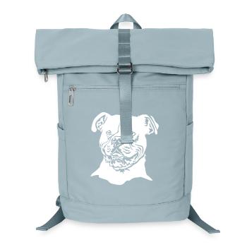 American Bulldog Tête « Black Edition » - Sac à dos ordinateur - bleu glacier - Devant