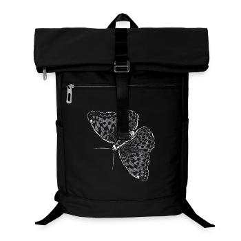 Butterfly Wing Butterfly Butterfly - Laptop Backpack - black - Front