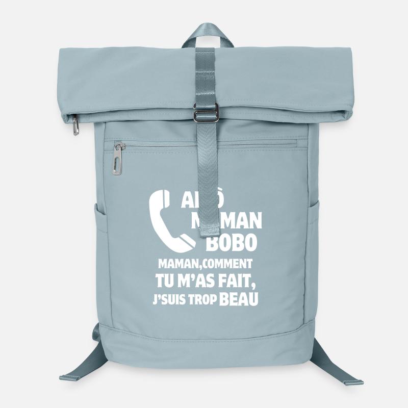 Mom, super mom, beautiful kid Laptop Backpack