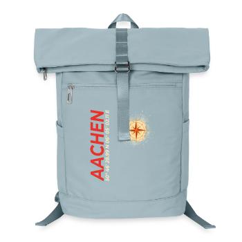 Aachen - Laptop-Rucksack  - Eisblau - Vorne