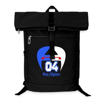 Bas-Alpine 04 logo - Laptop Backpack - black - Front
