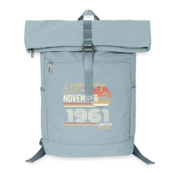 Millésime Novembre 1961 Rétro Novembre 1961  - Sac à dos ordinateur - bleu glacier - Devant