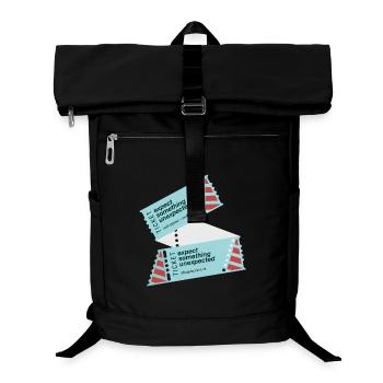 GODNEWS Everyday Tourist »Ticket« - Laptop Backpack - black - Front