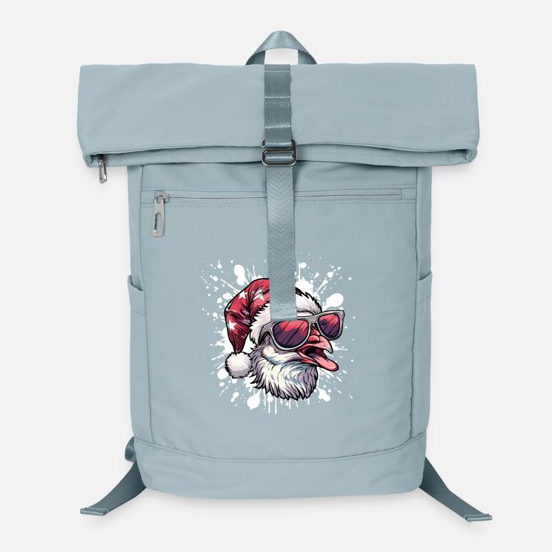 Colombe oiseau Noël drôle Sac à dos ordinateur