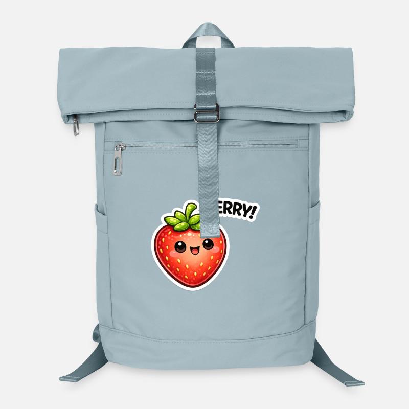 Berry Stickers Kawaii Style Laptop Backpack
