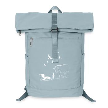 Agneaux imbolc avec bougies et pigeons volants - Sac à dos ordinateur - bleu glacier - Devant