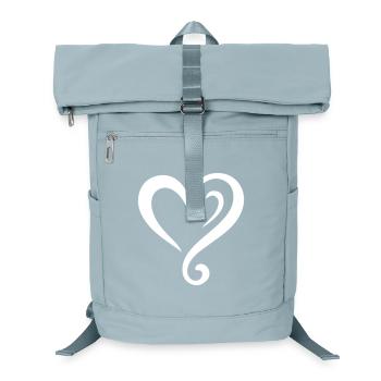 Heart Icon - Laptop Backpack - ice blue - Front