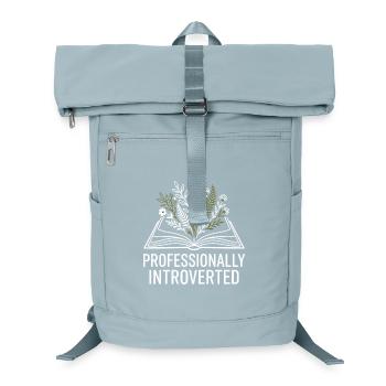 Professionally Introverted - Laptop Backpack - ice blue - Front
