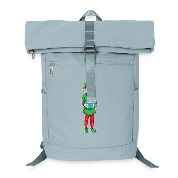 Elf Christmas Package - Laptop Backpack - ice blue - Front