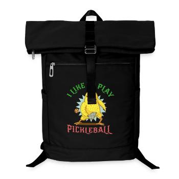 I like pickleball - Laptop Backpack - black - Front