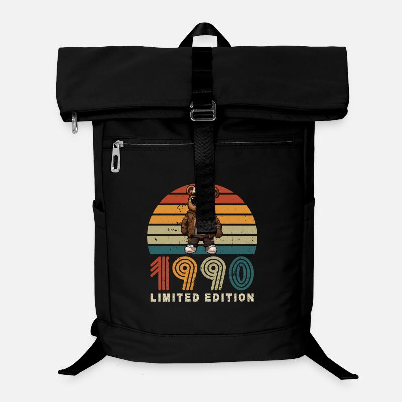 Édition limitée des années 1990 année de construction anniversaire rétro Sac à dos ordinateur