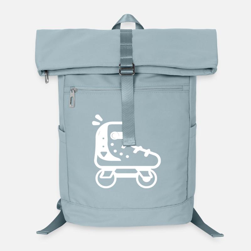 Rollschuhe Cartoon Stil Laptop-Rucksack 