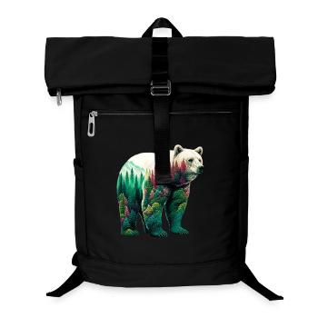 Bear - Laptop Backpack - black - Front