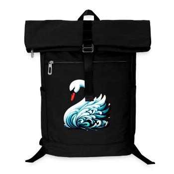 Swan - Laptop Backpack - black - Front