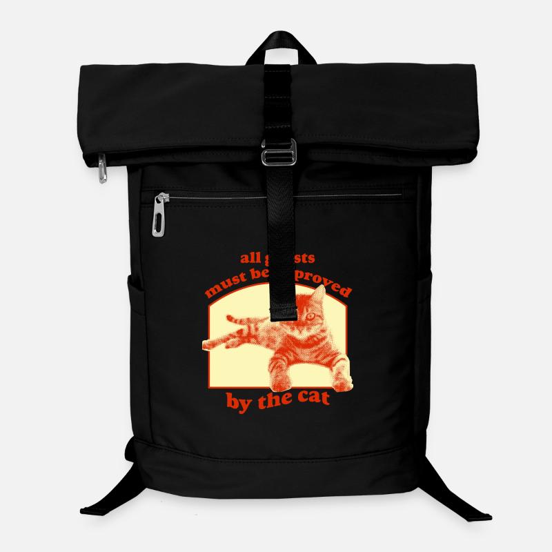 Approuvé par le chat – Motif de chat amusant Sac à dos ordinateur