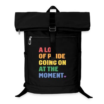 LGBTQ Pride Month - A Lot of Pride - Laptop Backpack - black - Front