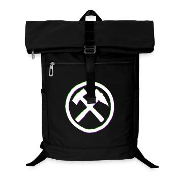 Marteau Ruhrpott Schlegel Glitch - Sac à dos ordinateur - noir - Devant