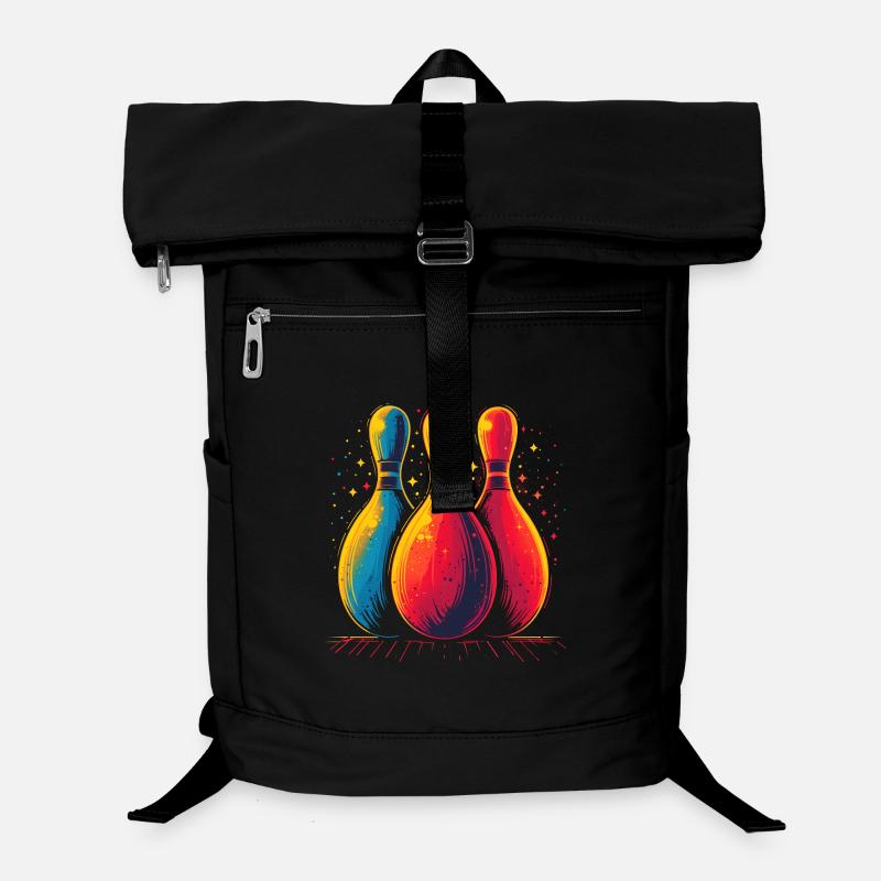 Look rétro bowling Sac à dos ordinateur