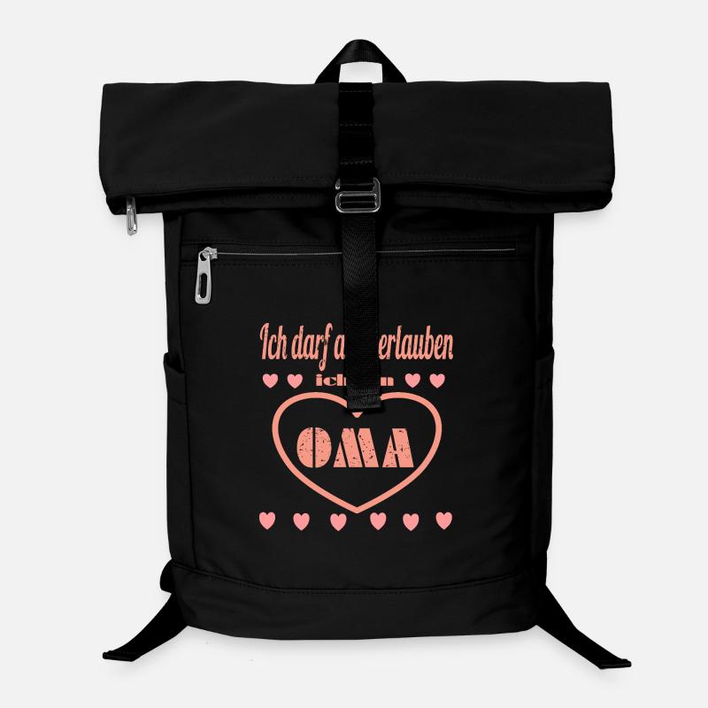 Herz Oma Laptop-Rucksack 